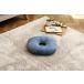 ikehiko* corporation cushion jpy seat plain simple [ mocha ] blue approximately 43cm circle 9296619