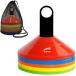 [S Brave] marker cone color cone crack difficult soccer futsal supplies 5 color storage sack attaching (5 color 15 sheets )