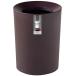 Umi(umi)as bell (Asvel) cover none waste basket lavatory * desk 2L.. inserting ru clair CV Mini circle shape Brown A6209