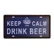 [USA american design ]KEEP CALM AND DRINK BEER slowly .. put on .. beer also USA kitchen restaurant Cafe 