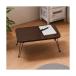  складной стол low стол примерно ширина 45cm Brown × черный прямоугольный steel цвет Mini стол living обеденный 
