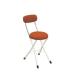  складной стул ширина 33cm orange × Mill ключ белый иен type сиденье сделано в Японии steel иен сиденье 1 ножек распродажа living конечный продукт 