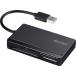  Buffalo USB2.0 многоформатное считывающее устройство для флэш-карт кабель место хранения модель черный BSCR300U2BK