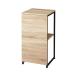 TANOSEE COZYINTERIORS стойка под телефон черный & повреждение натуральный дерево 1 шт. ( сборка товар )