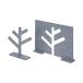 toyoda Pro daktsu фетр tree перегородка ширина 580× глубина 100× высота 410mm серый FTP1-G 1 шт. 
