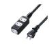  Sanwa Supply тонкий источник питания удлинитель 1m черный TAP-EX34-1BKN