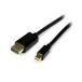 StarTech.com Mini DisplayPort�ϊ��P�[�u�� 4m �~�j�f�B�X�v���C�|�[�g-�f�B�X�v���C�|�[�g �I�X�^�I�X�u���b�N MDP2DPMM4M 1�{