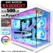 �Q�[�~���OPC �f�X�N�g�b�v �C�i�[ GMQ360 �z���C�g AMD Radeon RX9060XT AMD Ryzen7 5700X Win11 SSD500GB ������16GB CPU����t�@��
