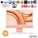 �y���Ãp�\�R���zApple iMac 24inch Z19R A2873 4.5K 2023 ��̌^ macOS [Apple M3 8�R�A ������8GB SSD256GB ���� BT �J���� 24�C���` Orange ]:���i