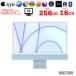 [ б/у персональный компьютер ]Apple iMac 24inch MGPK3J/A A2438 4.5K 2021 в одном корпусе можно выбрать OS Touch ID [Apple M1 8 core 16GB SSD256GB беспроводной BT камера 24 дюймовый Blue ]: прекрасный товар 