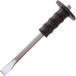 ichinen доступ Strong Tool( strong tool ) Hammer * штемпель длинный flat зубило рукоятка есть 56-35/19L 12500 19mm×300mm Cr-V сталь 4976463125009