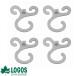  Logos logos трос .. крюк 4pcs подвешивание ниже крюк 71909010 4981325508494