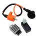  Honda DIO50 Dio AF17 AF18 AF27 AF28 AF34 AF35 ZX50 катушка зажигания регулятор CDI усиленный ASSY Live Dio воспламенитель 