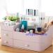  ящик для косметики большая вместимость cosme box ребенок косметика box выдвижной ящик модный перевозка косметика место хранения розовый белый 