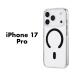iPhone17Pro �P�[�X �n�[�h�P�[�X MASTER CLEAR mag �N���A�u���b�N MagSafe�Ή� �}�O�l�b�g���� �|���J�[�{�l�[�g ���ς��Ȃ� �ϏՌ� �G�A�\��