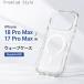 iPhone 18 Pro Max �E�F�[�u�P�[�X MagSafe�Ή� �N���A PGA iPhone 17 Pro Max �w�ʃN���A TPU �|���J�[�{�l�[�g �X�g���b�v�z�[���t�� ���C�����X�[�d�Ή�