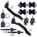 SCITOO 10pcs Front Suspension Kit Inner Tie Rod End Outer Tie Ro ¹͢