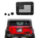 MFC spare tire deletion plate tail gate vent plate cover &amp; tail gate body plug Jeep Wrangler JK JKU 2 parallel imported goods 