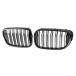 YWBOSS Car Glossy Gloss Black M Double Front Kidney Grill Grille ¹͢