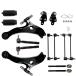 ¹͢ʡ labwork 14Pc Front Suspension Kit Control Arms Replacement for T