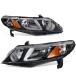 Auto Dynasty Headlights Assembly Compatible with 2006 2011 Honda �¹�͢����