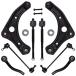 AUQDD 8Pcs Front End Suspension Kit Fit For 2012 2019 Ni ssan Ve ¹͢