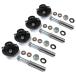 Replacement parts for (Pack of 4) Trailer Axle Kits with 4 on 4