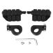 NDNCZDHC Pair of 1.25in Foot Pegs Footrest with Mounting Bracket �¹�͢����
