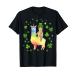 Leprechaun Sloth Riding Llama Unicorn St Pattys Patricks Day T