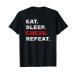 Eat Sleep Chess Repeat - шахматы. пешка шахматы игра футболка 