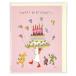  здесь Chan поздравление жизнь день рождения карта кекс RY-1061 розовый 