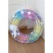  надувной круг ослабленное крепление . для взрослых детский плавание O type 90# float радуга модель симпатичный отходит колесо отходит . модный плавание лето водные развлечения Pooh рубин chi река 