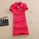  One-piece Golf One-piece Polo One-piece женский Golf одежда спорт одежда короткий рукав вышивка Golf платье рубашка-поло One-piece движение надеты 