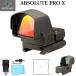 NEW Release! точка сайт no-be искусственная приманка mzNOVEL ARMS [ABSOLUTE PRO X] MICRO OPEN DOT SIGHT Survival игра страйкбол 