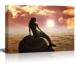 ѥͥ륢 Wall 26 A Mermaid Sitting on the Rock During Sunset-CVS - 12 x 18