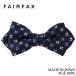 feafaksFAIRFAX бабочка галстук мужской темно-синий мелкий рисунок шелк 100%po Inte do модель reti Thai сделано в Японии бренд | свадьба подарок праздник .