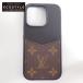  прекрасный товар LOUIS VUITTON Louis Vuitton 23 год производства M82887 IPHONE* бампер 15 PRO мобильный кейс черный / Brown 