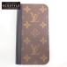  прекрасный товар / Япония ограничение LOUIS VUITTON Louis Vuitton 23 год производства M82891 IPHONE 15 PRO* folio мобильный кейс Brown 