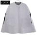  прекрасный товар / UNITED ARROWS United Arrows 15251994692bai цвет li балка накидка 36 серый женский 