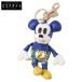  как новый COACH Coach Disney Mickey Mouse X Keith *he кольцо C7117korektibru сумка очарование кольцо для ключей голубой 