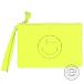 美品   Anya Hindmarch アニヤハインドマーチ ZIP TOP POUCH WINK ウインク ジップトップポーチ クラッチバッグ Neon Yellow