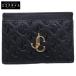 JIMMY CHOO Jimmy Choo UMIKA JC Logo кожа футляр для карточек женский 