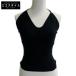 EXTREME CASHMERE Extreme кашемир 24 год черный шерсть .Camisole топ на бретелях топ F женский 