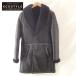  прекрасный товар / 5351POUR LES HOMMES 5351 бассейн Homme 02330090103 кожа ягненка boma- мутон Donkey пальто 2 черный мужской 