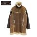DOLCE&GABBANA Dolce and Gabbana 19859L кожа x мутон переключатель пальто 48 Brown мужской 