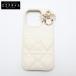  как новый / Япония ограничение Christian Dior Christian Dior S6003ONHG_M030 Lady Dior iPhone 15 Pro кейс kana -ju овчина 