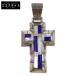 Native Handsneitib рукоятка zSTERLING Cross подвеска с цепью серебряный мужской 