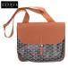 GOYARD Goyard машина f кожа x PVCkrusie сумка "почтальонка" сумка на плечо мужской 
