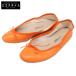  как новый / PORSELLIporuseli кожа балетки 39 orange женский 