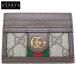  прекрасный товар GUCCI Gucci 523159 off .tiaGG футляр для карточек бежевый 